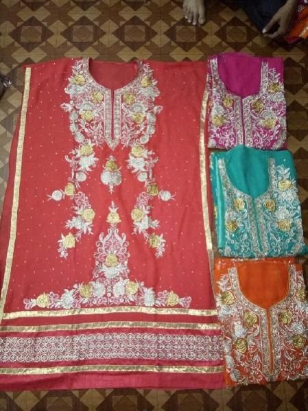 Ladies Unstitched Viscose Suit 05