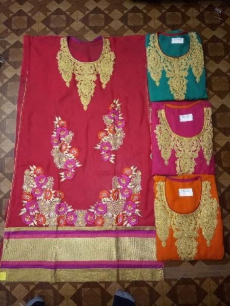 Ladies Unstitched Viscose Suit 10