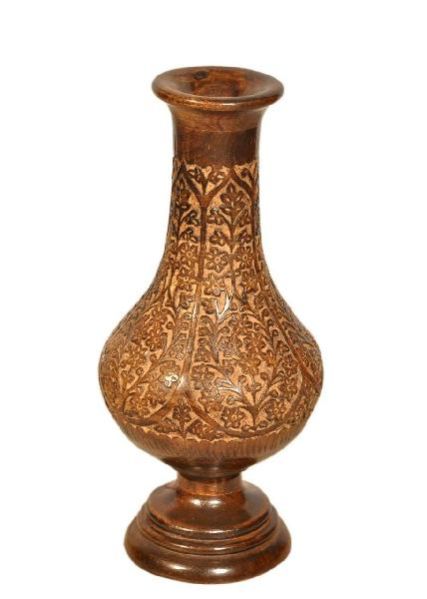 Wooden Flower Vase 02