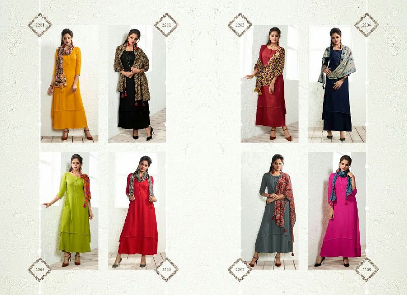 Ladies Designer Cotton Kurtis 01