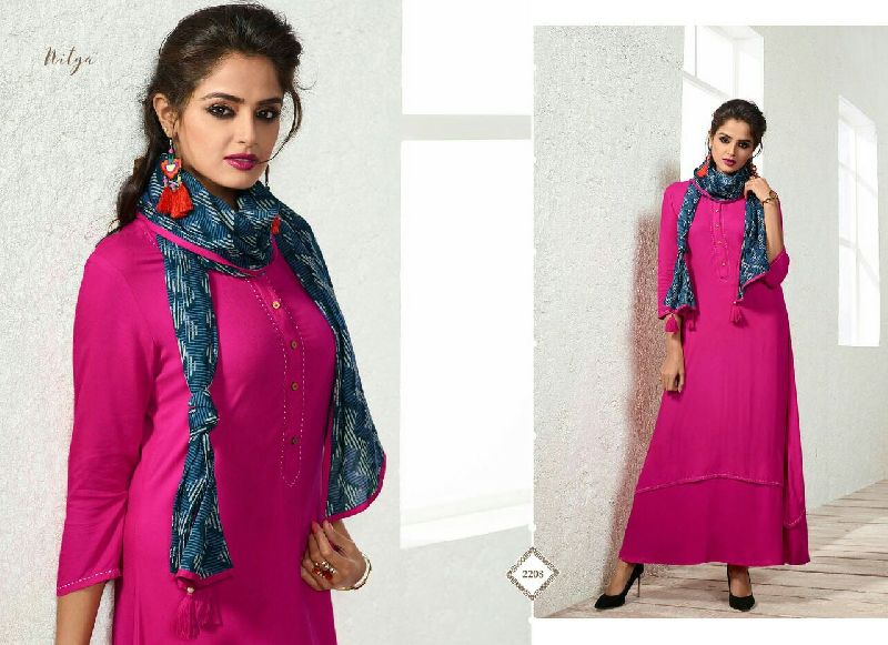 Ladies Designer Cotton Kurtis 04