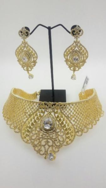 CZ Bridal Necklace Set 03