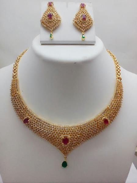 Gold Necklace Set 08