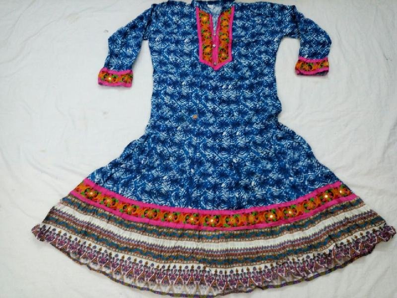 SW AKK3 Kutchi Work Anarkali Kurti