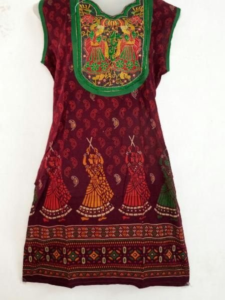 SW KSK1 Kutch Work Anarkali Kurti