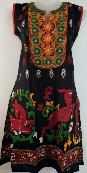 SW KSK6 Kutch Work Anarkali Kurti