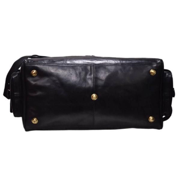 Black Leather Duffel Bag ZB-DB-09 (06)