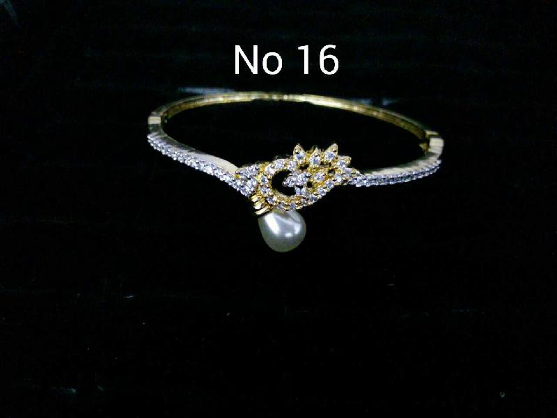 Brass American Diamond Bracelets (No. 16) 02