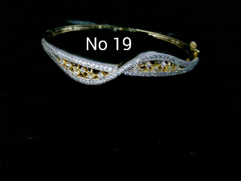 Brass American Diamond Bracelets (No. 19) 01