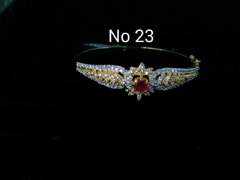 Brass American Diamond Bracelets (No. 23)