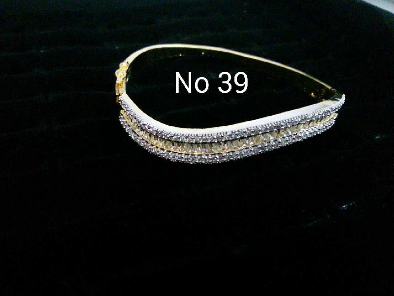 Brass American Diamond Bracelets (No. 39)
