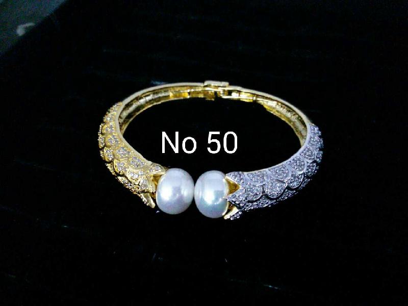 Brass American Diamond Bracelets (No. 50)