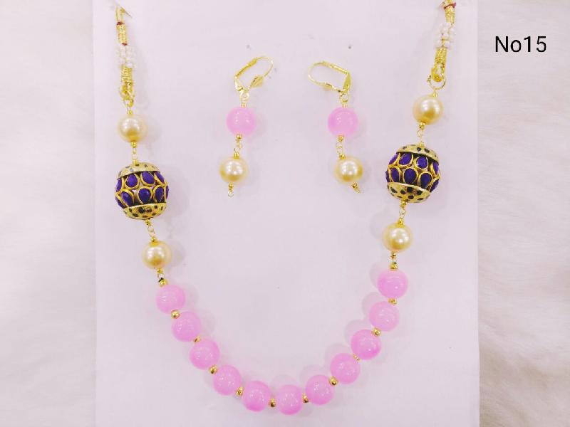 Brass American Diamond Necklace Set (No. 15) 03