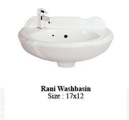 Rani Plain Wall Mounted Wash Basin
