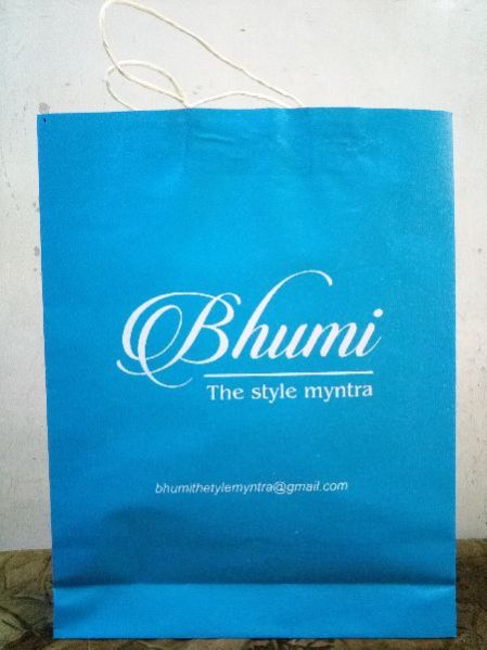 Paper Bag with Twisted Paper Handle