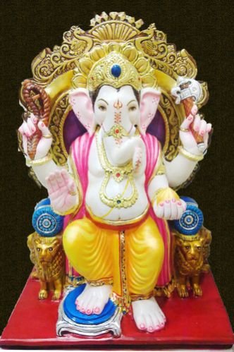 Marble Ganesha Statue 02