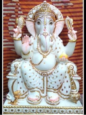 Marble Ganesha Statue 04