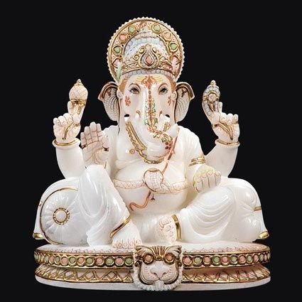 Marble Ganesha Statue 05