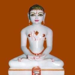 Marble Jain Mahaveer Statue 01