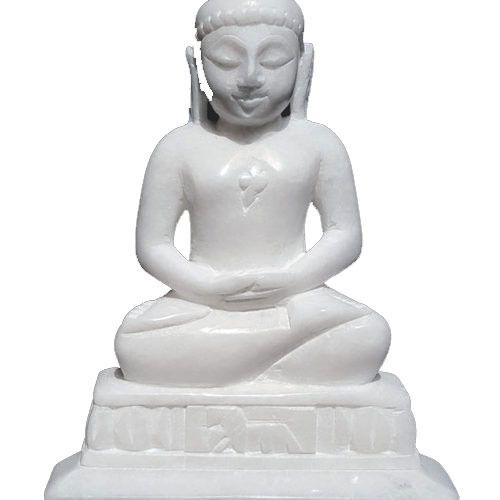 Marble Jain Mahaveer Statue 02