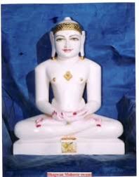 Marble Jain Mahaveer Statue 04