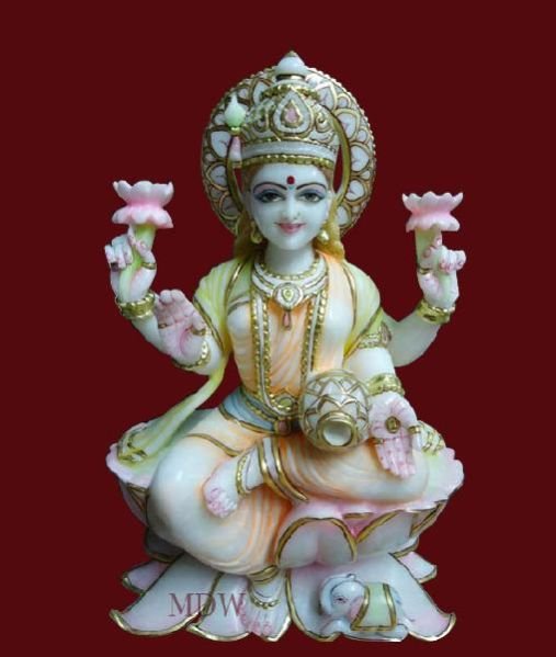 Marble Laxmi Maa Statue 02