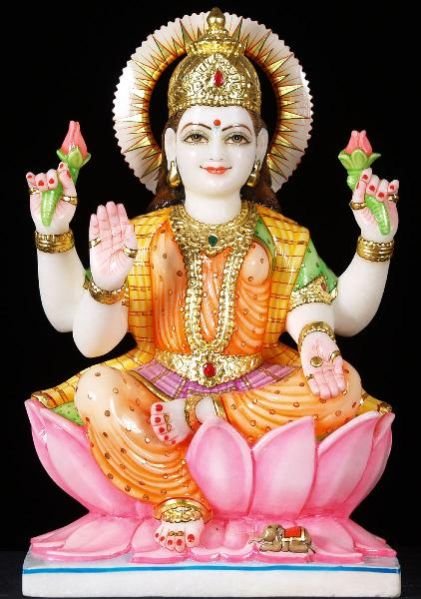 Marble Laxmi Maa Statue 03