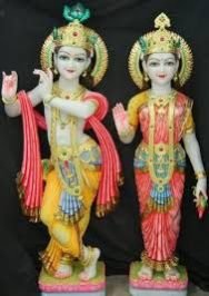 Marble Radha Krishna Statue 03