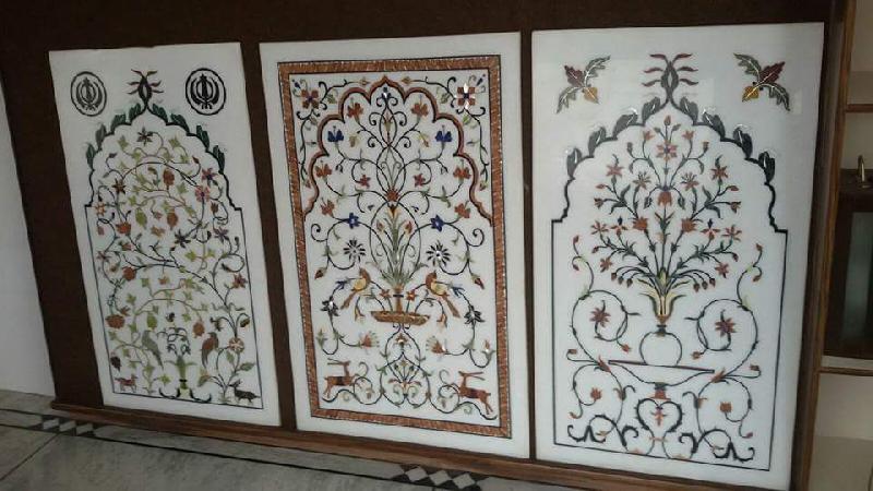 Marble Inlay Floor Tiles 05