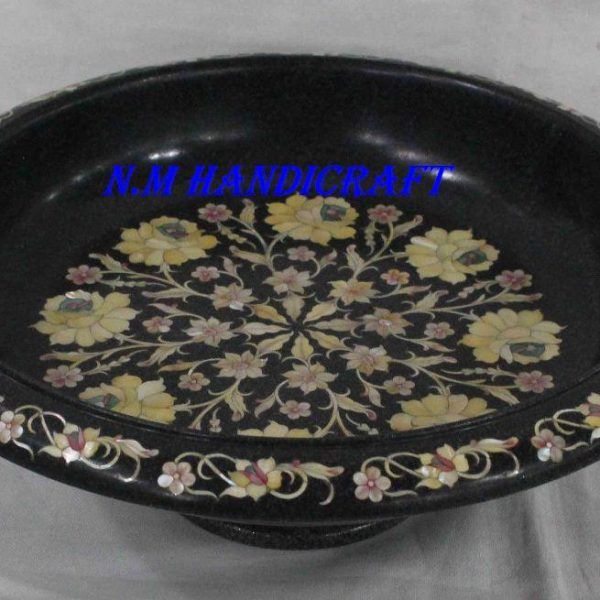 NM709 Marble Fruit Bowl