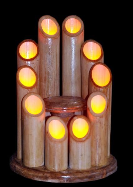 Bamboo LED Night Lamp 01