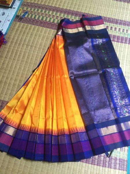 Kanchipuram Korvai Silk Cotton Saree 01
