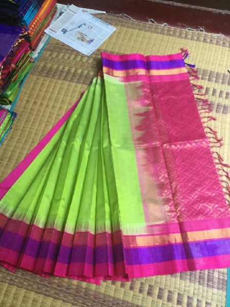 Kanchipuram Korvai Silk Cotton Saree 05