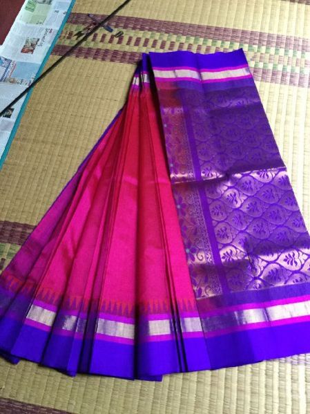 Kanchipuram Korvai Silk Cotton Saree 08