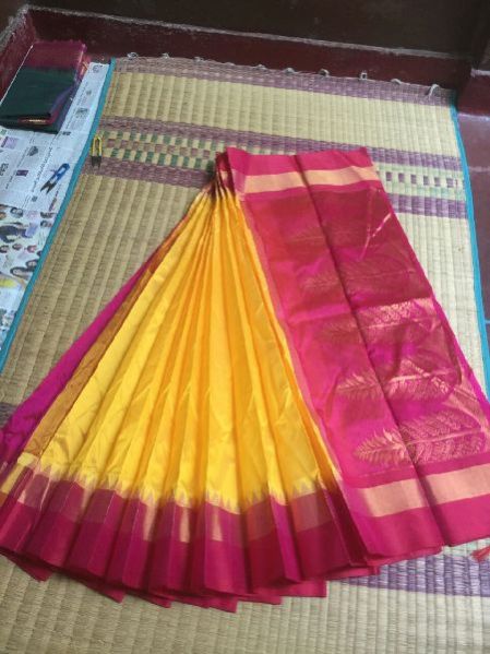 Kanchipuram Korvai Silk Cotton Saree 10