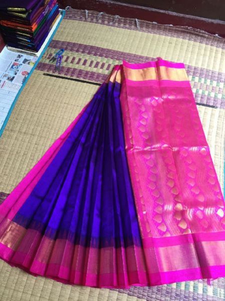 Kanchipuram Korvai Silk Cotton Saree 16