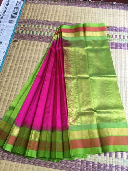 Kanchipuram Korvai Silk Cotton Saree 20