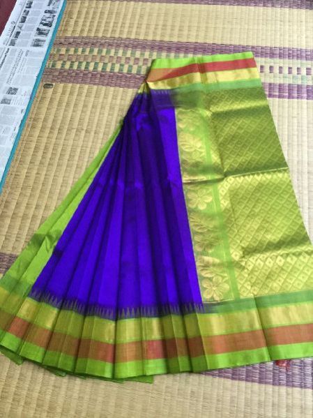 Kanchipuram Korvai Silk Cotton Saree 24
