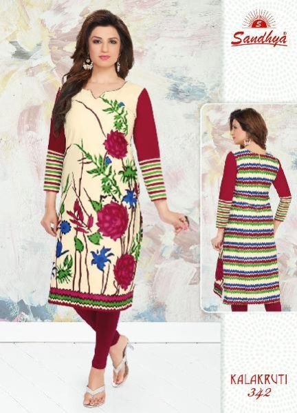 Designer Cotton Kurtis (342)