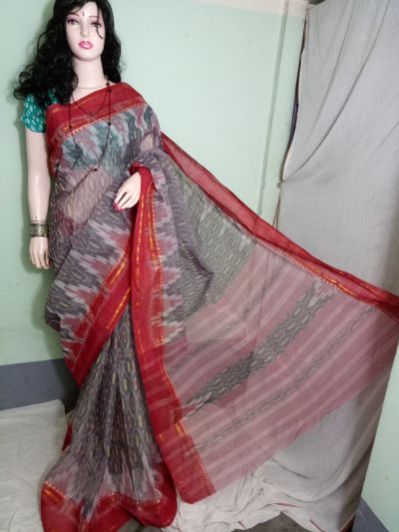 Cotton Handloom Ikkat Saree 02