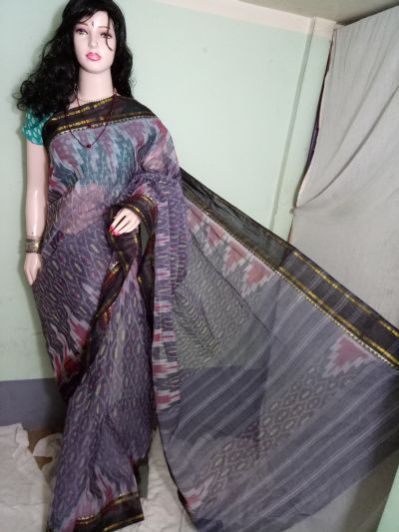 Cotton Handloom Ikkat Saree 04