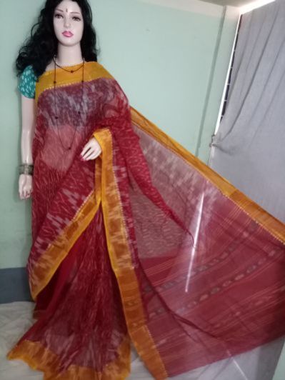 Cotton Handloom Ikkat Saree 05