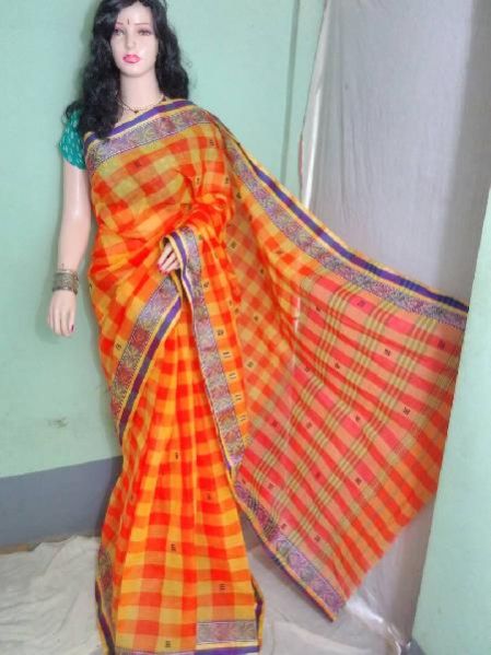 Cotton Handloom Tant Saree 02