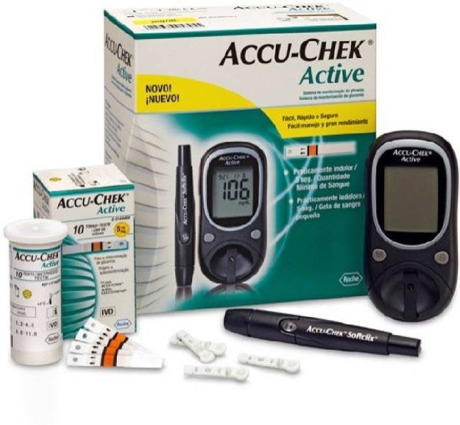 Accu Chek Active Glucometer Machine