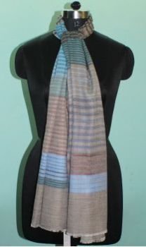 Designer Wool Silk Stole 04