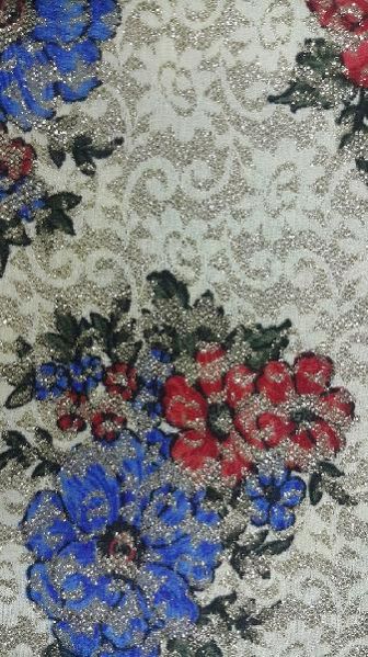 Printed Flocked Fabric 02