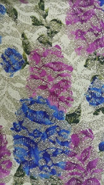 Printed Flocked Fabric 05
