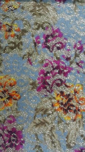 Printed Flocked Fabric 11