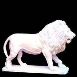 White Marble Animal Statue 01