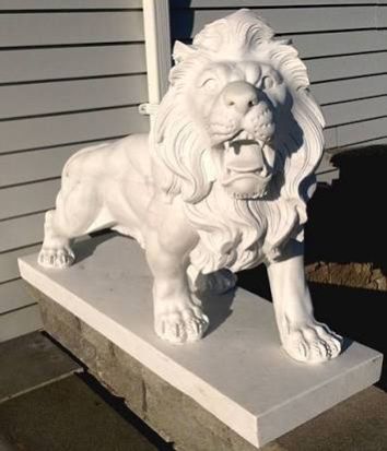 White Marble Animal Statue 03
